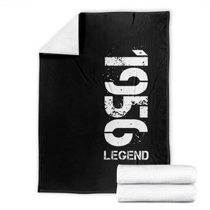Vintage 1956 Legend Throw Blanket 70th Birthday Gifts Special Milestone