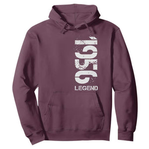 Vintage 1956 Legend Hoodie 70th Birthday Gifts Special Milestone TS11 Maroon Print Your Wear