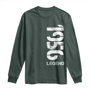 Vintage 1956 Legend Long Sleeve Shirt 70th Birthday Gifts Special Milestone TS11 Dark Forest Green Print Your Wear