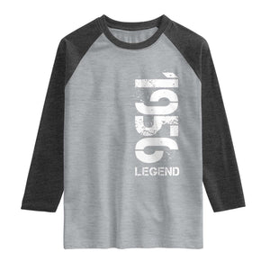 Vintage 1956 Legend Raglan Shirt 70th Birthday Gifts Special Milestone