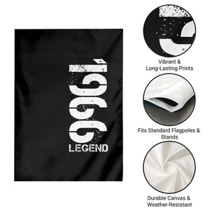 Vintage 1966 Legend Garden Flag 60th Birthday Gifts Special Milestone