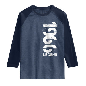 Vintage 1966 Legend Raglan Shirt 60th Birthday Gifts Special Milestone