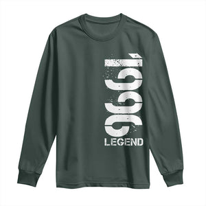 Vintage 1996 Legend Long Sleeve Shirt 30th Birthday Gifts Special Milestone TS11 Dark Forest Green Print Your Wear