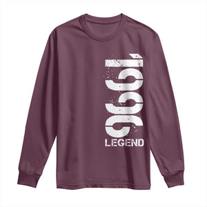 Vintage 1996 Legend Long Sleeve Shirt 30th Birthday Gifts Special Milestone TS11 Maroon Print Your Wear