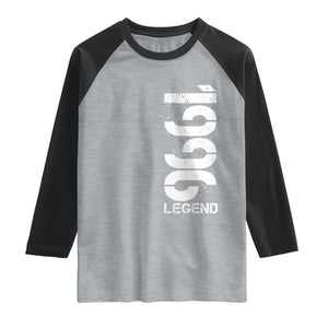 Vintage 1996 Legend Raglan Shirt 30th Birthday Gifts Special Milestone