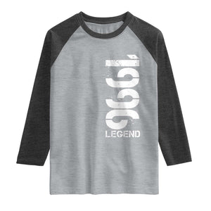 Vintage 1996 Legend Raglan Shirt 30th Birthday Gifts Special Milestone