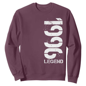 Vintage 1996 Legend Sweatshirt 30th Birthday Gifts Special Milestone