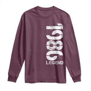 Vintage 1986 Legend Long Sleeve Shirt 40th Birthday Gifts Special Milestone TS11 Maroon Print Your Wear
