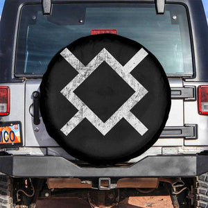 Vintage Northern Cheyenne Tribe Flag Montana Morning Star Symbol Spare Tire Cover TS11 No hole Black Print Your Wear