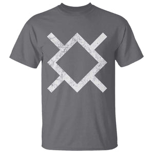 Vintage Northern Cheyenne Tribe Flag Montana Morning Star Symbol T Shirt TS11 Charcoal Print Your Wear
