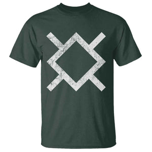 Vintage Northern Cheyenne Tribe Flag Montana Morning Star Symbol T Shirt TS11 Dark Forest Green Print Your Wear