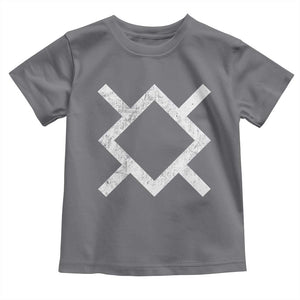 Vintage Northern Cheyenne Tribe Flag Montana Morning Star Symbol Toddler T Shirt TS11 Charcoal Print Your Wear