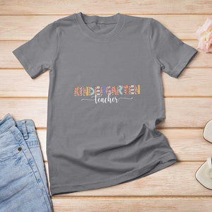 Kindergarten Teacher T Shirt For Women First Day Of School Boho Style TS11 Charcoal Print Your Wear