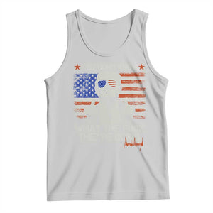Funny Trump They Don't Know What The Fuck They're Doing Tank Top Vintage American Flag TS11 Ash Print Your Wear