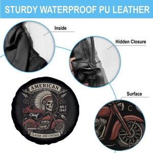American Legendary Motorcycle Indian Chief Spare Tire Cover No 1 Classic And Vintage Skull TS11 Print Your Wear