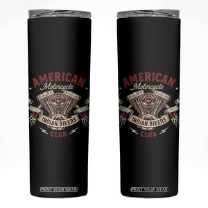 American Motorcycle Indian Biker Club Skinny Tumbler Vintage Motorbike Engine TS11 Black Print Your Wear
