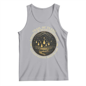 Trail Of Tears A Journey Of Death Forced Upon 125000 Native Americans Tank Top TS11 Athletic Heather Print Your Wear