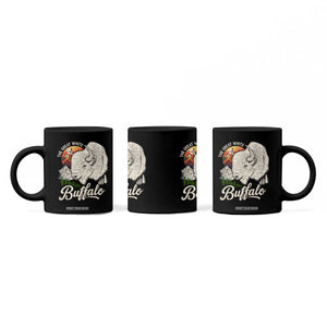 The Great White Buffalo Coffee Mug Native American Sacred Spirit Animal TS11 Print Your Wear