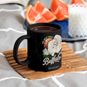 The Great White Buffalo Coffee Mug Native American Sacred Spirit Animal TS11 Print Your Wear