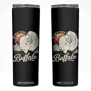 The Great White Buffalo Skinny Tumbler Native American Sacred Spirit Animal TS11 Black Print Your Wear