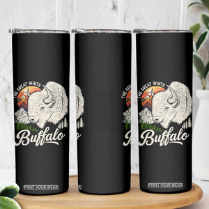 The Great White Buffalo Skinny Tumbler Native American Sacred Spirit Animal TS11 Print Your Wear