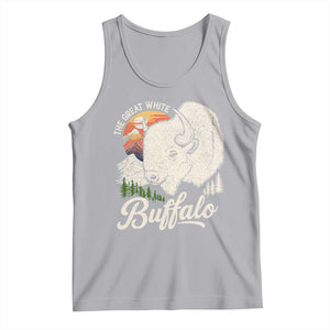 The Great White Buffalo Tank Top Native American Sacred Spirit Animal TS11 Athletic Heather Print Your Wear