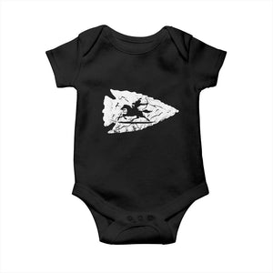Arrowhead Hunter Indian Chief Relic Hunting Native American Baby Onesie TS11 Black Print Your Wear