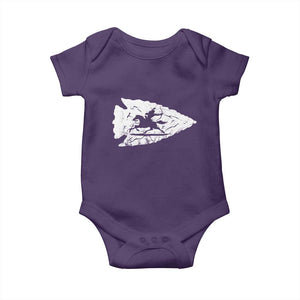 Arrowhead Hunter Indian Chief Relic Hunting Native American Baby Onesie TS11 Purple Print Your Wear