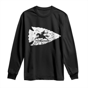 Arrowhead Hunter Indian Chief Relic Hunting Native American Long Sleeve Shirt TS11 Black Print Your Wear