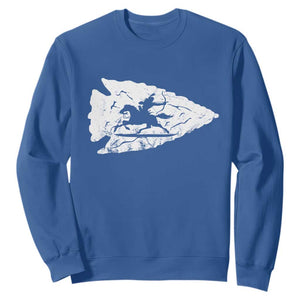 Arrowhead Hunter Indian Chief Relic Hunting Native American Sweatshirt TS11 Royal Blue Print Your Wear