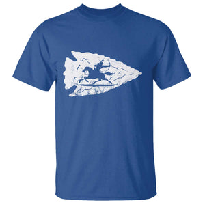 Arrowhead Hunter Indian Chief Relic Hunting Native American T Shirt TS11 Royal Blue Print Your Wear