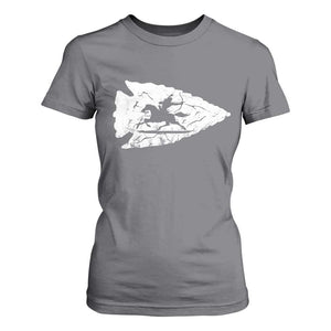Arrowhead Hunter Indian Chief Relic Hunting Native American T Shirt For Women TS11 Charcoal Print Your Wear