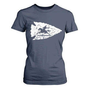 Arrowhead Hunter Indian Chief Relic Hunting Native American T Shirt For Women TS11 Navy Print Your Wear