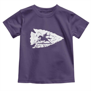 Arrowhead Hunter Indian Chief Relic Hunting Native American Toddler T Shirt TS11 Purple Print Your Wear