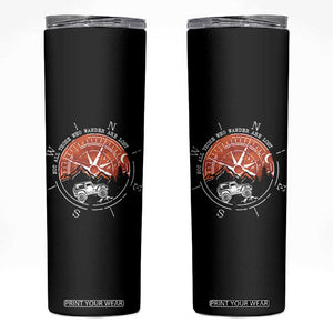Not All Those Who Wander Are Lost Skinny Tumbler Compass Off Road Car TS11 Black Print Your Wear