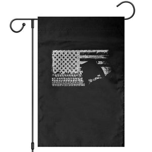 Off Road QUAD ATV Car Adventure Vintage American Flag Garden Flag TS11 Black Print Your Wear