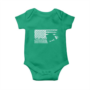 Off Road QUAD ATV Car Adventure Vintage American Flag Baby Onesie TS11 Irish Green Print Your Wear