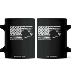 Off Road QUAD ATV Car Adventure Vintage American Flag Coffee Mug TS11 Black Print Your Wear