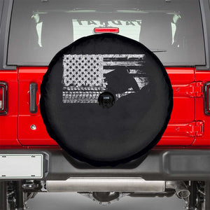Off Road QUAD ATV Car Adventure Vintage American Flag Spare Tire Cover TS11 Black Print Your Wear