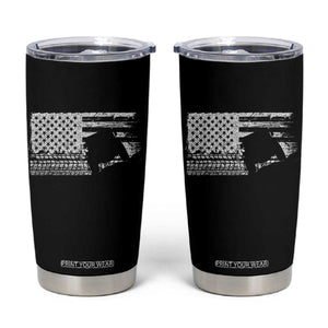Off Road QUAD ATV Car Adventure Vintage American Flag Tumbler Cup TS11 Black Print Your Wear