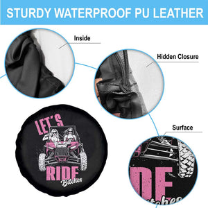 Funny Lets Ride Bitches Spare Tire Cover UTV SXS Four Wheeler UTV Offroad Mudding TS11 Print Your Wear