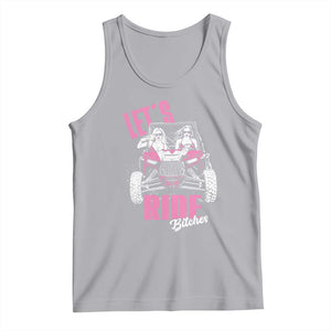 Funny Lets Ride Bitches Tank Top UTV SXS Four Wheeler UTV Offroad Mudding TS11 Athletic Heather Print Your Wear