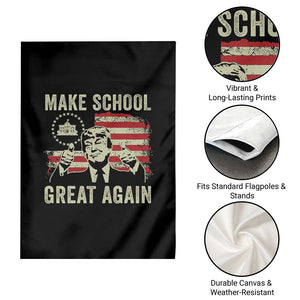 Funny Trump Make School Great Again Garden Flag Back To School American Flag TS11 Print Your Wear
