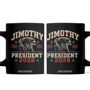Jimothy For President 2028 Coffee Mug Funny Jimothy The Raccoon Seattle Trash Panda Meme