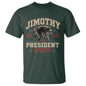 Jimothy For President 2028 T Shirt Funny Jimothy The Raccoon Seattle Trash Panda Meme