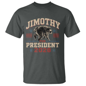 Jimothy For President 2028 T Shirt Funny Jimothy The Raccoon Seattle Trash Panda Meme
