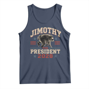 Jimothy For President 2028 Tank Top Funny Jimothy The Raccoon Seattle Trash Panda Meme
