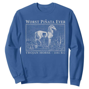 Worst Pinata Ever Trojan Horse Sweatshirt Funny Greek Mythology History