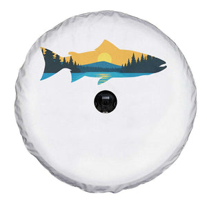 Trout Fly Fishing Outdoor Forest Mountain Nature Wildlife Fisherman Spare Tire Cover TS11 Print Your Wear