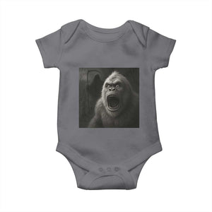 Funny Bigfoot Sasquatch Halloween The Grim Reaper Baby Onesie TS11 Charcoal Print Your Wear